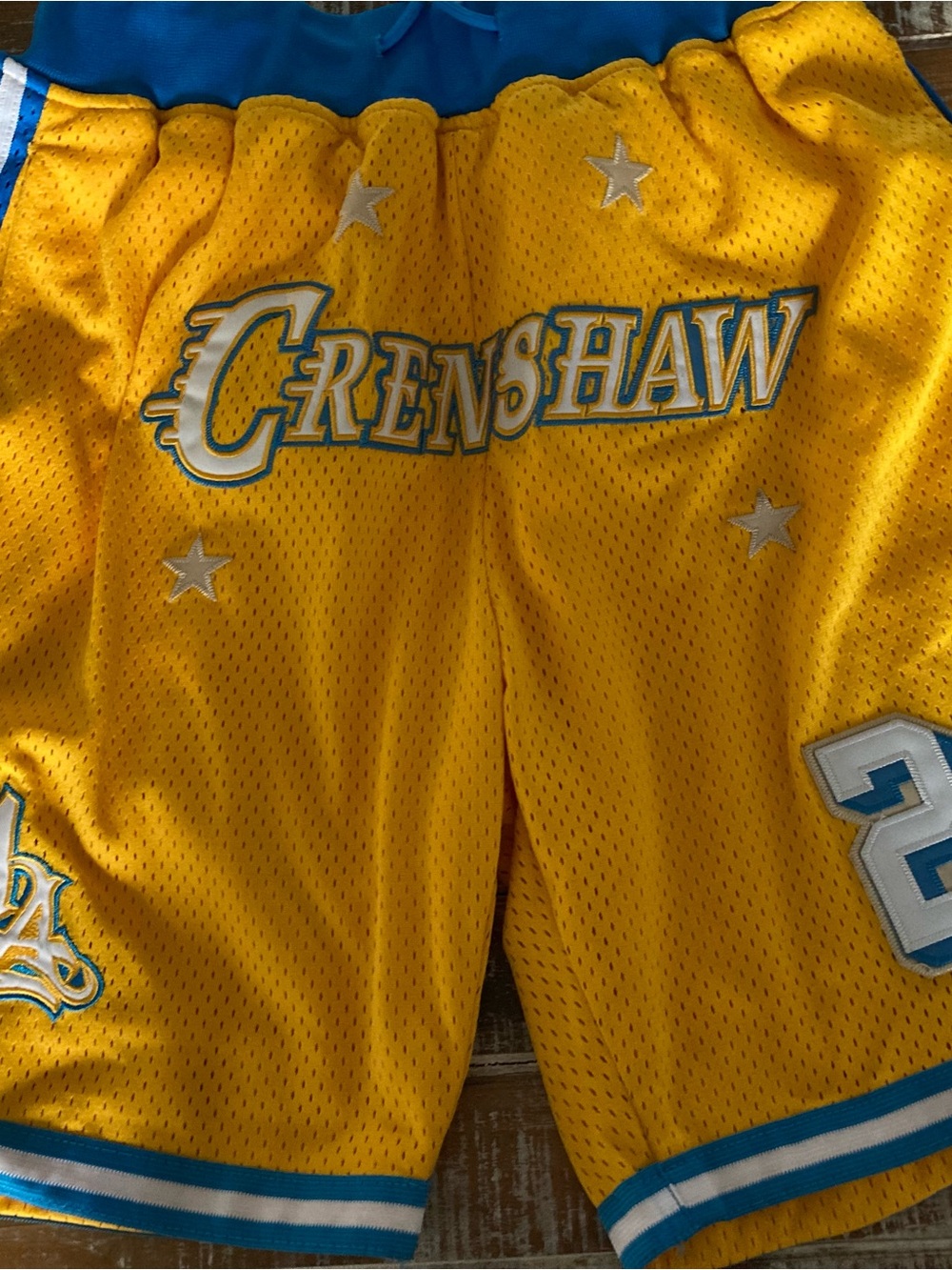 ULTRA RARE KOBE BRYANT CRENSHAW Headgear shorts